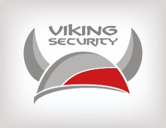 Projekt graficzny logo dla firmy online Viking Security